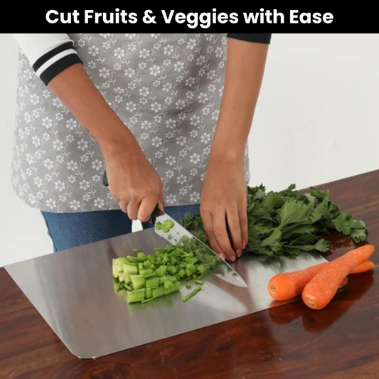 Stainless Steel Chopping Board | Durable, Hygienic & Built to Last