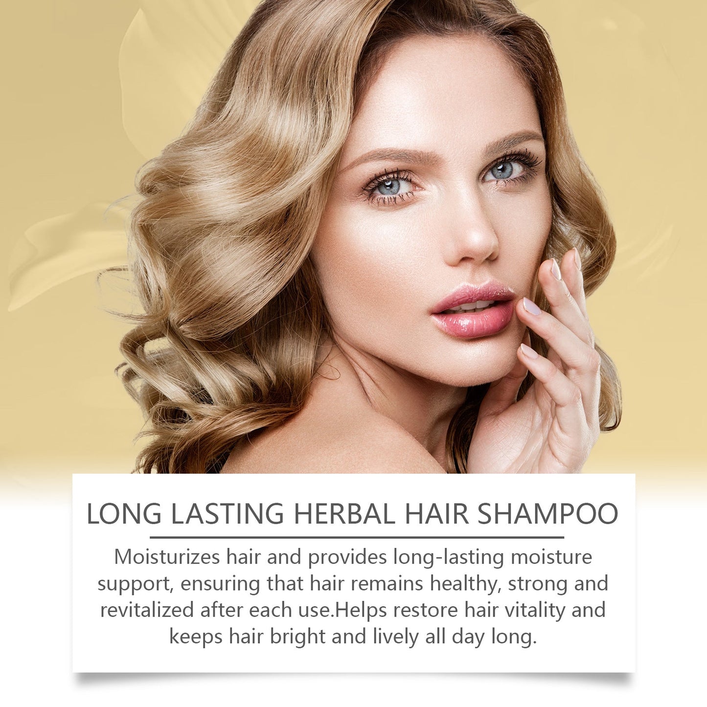 Long Lasting Natural Hair Dye Shampoo - Color + Care in One Wash (Pack of 2)